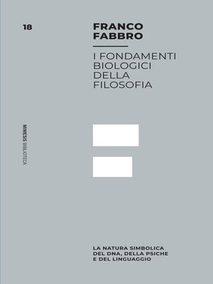 cover image of I fondamenti biologici della filosofia